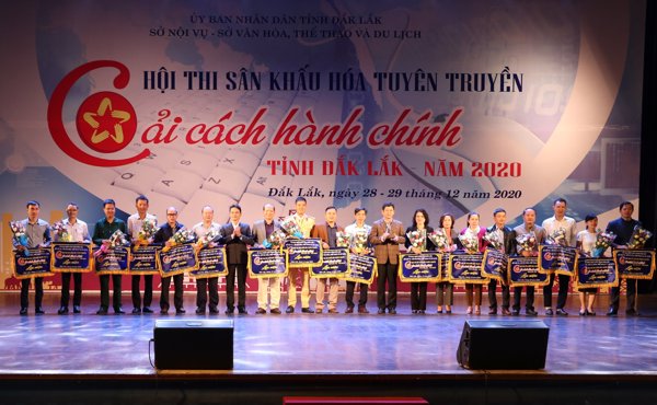 25 đội tham gia Hội thi sân khấu hóa tuyên truyền cải cách hành chính