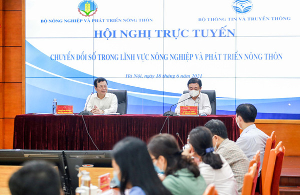 Hội nghị trực tuyến về chuyển đổi số trong lĩnh vực nông nghiệp và phát triển nông thôn 