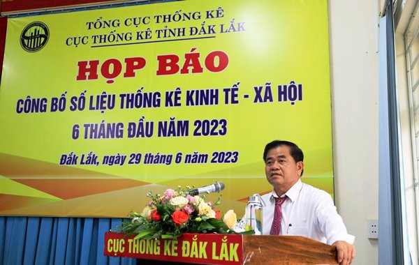 Công bố số liệu thống kê kinh tế - xã hội 6 tháng đầu năm 2023 