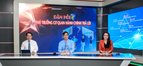 Chương trình "Dân hỏi – Thủ trưởng cơ quan hành chính trả lời" tháng 6-2021