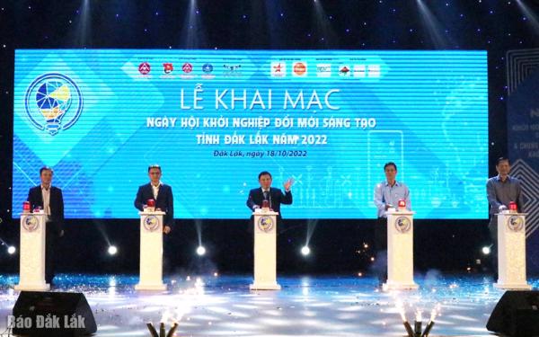 Khai mạc Ngày hội khởi nghiệp đổi mới sáng tạo tỉnh Đắk Lắk năm 2022