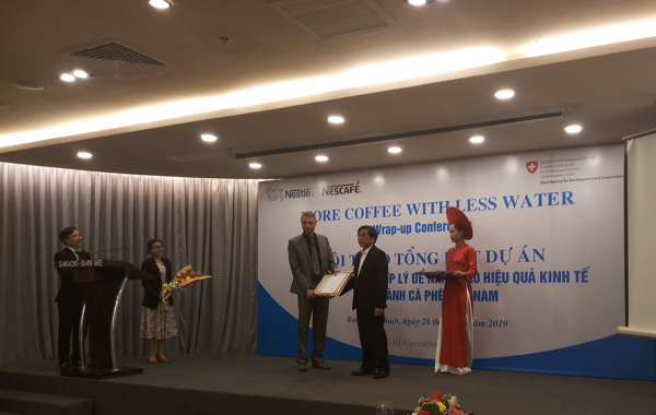 Hội thảo Tổng kết Dự án "Sử dụng nước tưới hợp lý để nâng cao hiệu quả kinh tế của ngành cà phê Việt Nam”