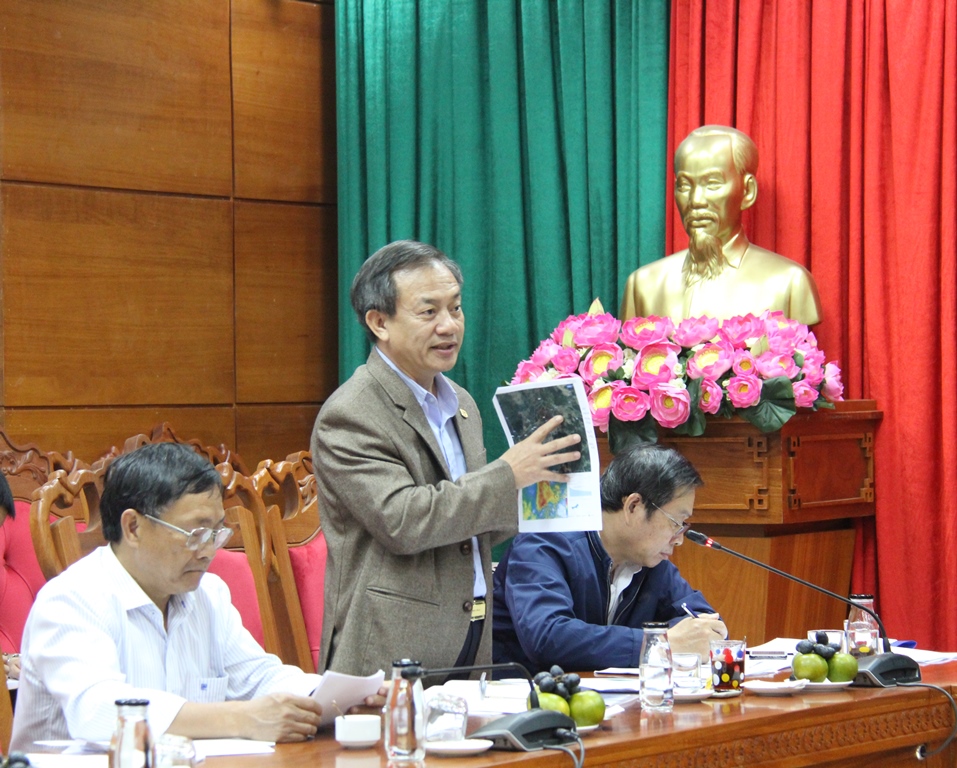 Phó Giám đốc Sở Công thương Huỳnh Ngọc Dương thông tin về quy hoạch điện gió, điện mặt trời trên địa bàn tỉnh
