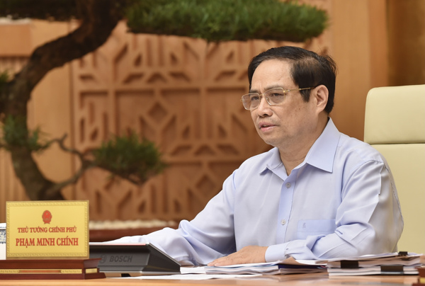 Thủ tướng Phạm Minh Chính chủ trì Hội nghị trực tuyến toàn quốc về công tác quy hoạch 